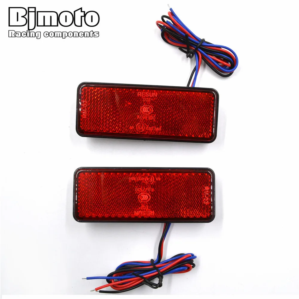 Buy BJmoto Motorcycle Reflector Tail Brake Turn Signal