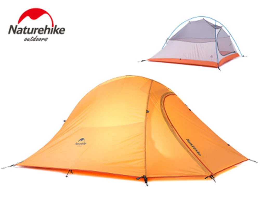 

Naturehike 2 person ultralight nylon 210T lattice waterproof windproof beach camping tent with groundsheet