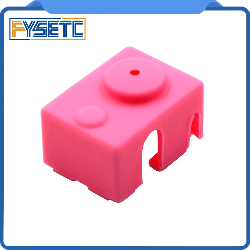 2 шт. обновление PT100 блок силиконовый розовый носок набор для DIY V6 Hotend Prusa Ultimaker 3D