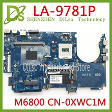 KEFU CN-0XWC1M 0XWC1M FOR Dell Precision M6800 Laptop Motherboard VAR10 LA-9781P DDR3 HM86 mainboard 100% Tested original work KEFU CN-0XWC1M 0XWC1M FOR Dell Precision M6800 Laptop Motherboard VAR10 LA-9781P DDR3 HM86 mainboard 100% Tested original work