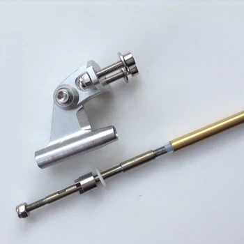 

RC Boat 3.18mm Soft Shaft Set 300mm Shaft+200mm Copper Sleeve+Plastic Tube+Nut+Gasket+Aluminum Alloy Bracket for Electric Ship