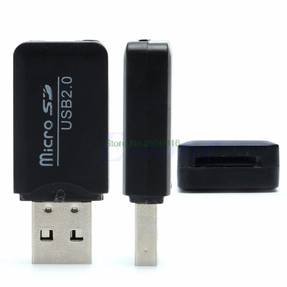 1 шт. USB 2,0 High Скорость Micro SD TF T-Flash чтения карт памяти Адаптер для 16 г 32 г C26