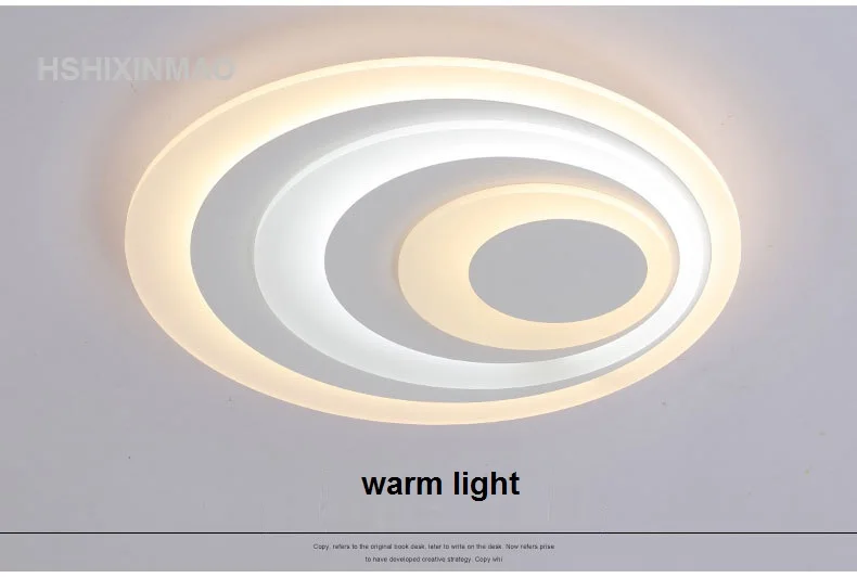 Эксцентричный Круг, акриловый светодиодный потолочный светильник, современные круглые потолочные светильники для гостиной, спальни