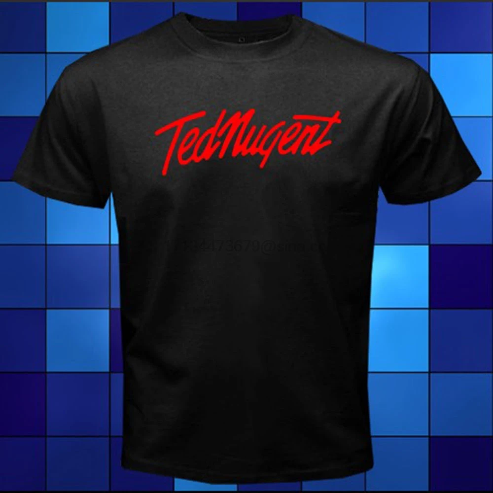 New TED NUGENT Rock Guitarist Music Legend men t shirt | Мужская одежда