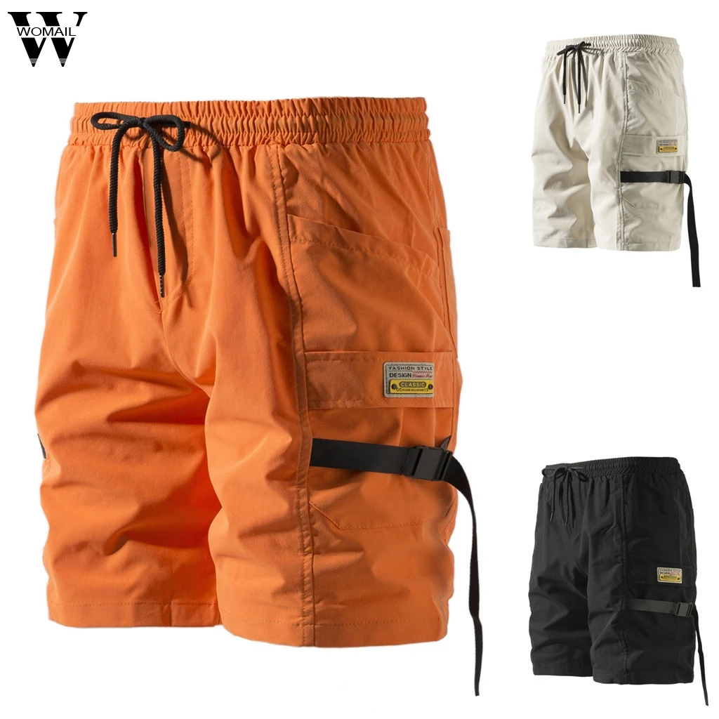 Womail мужские летние модные шорты с карманами для работы на открытом воздухе, шорты с карманами на талии, крутые Спортивные Повседневные Шорты M527