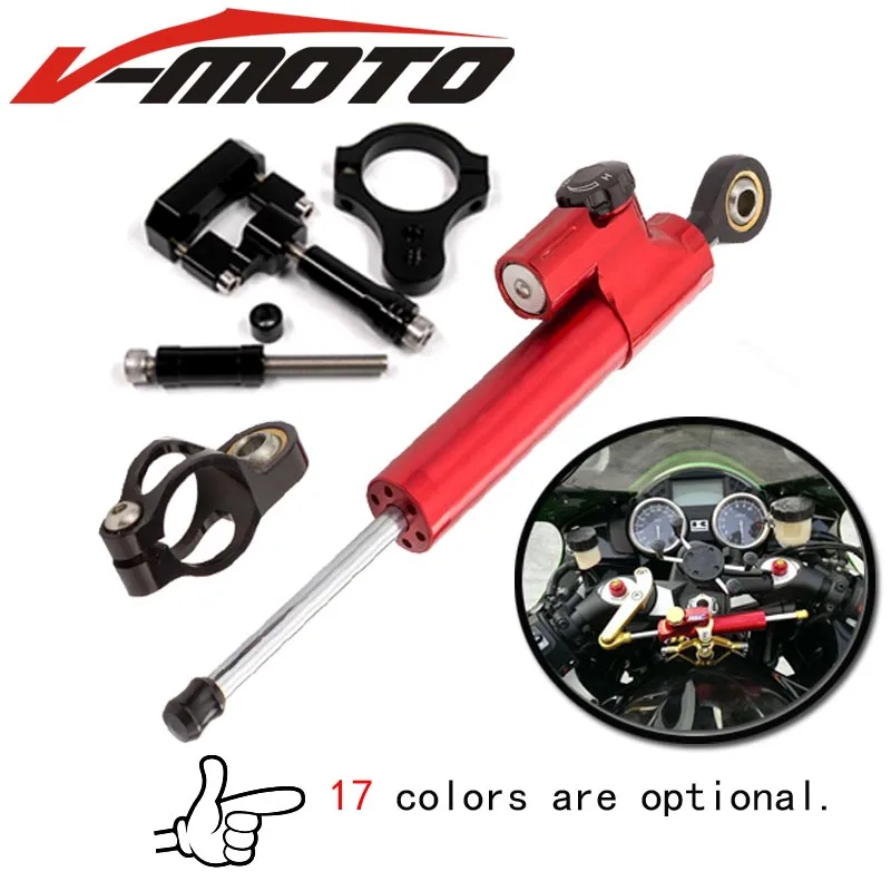 

For YAMAHA MT03 R25 R3 R6 Motorcycle cnc Universal Stabilizer Damper Complete Steering Mounting Bracket