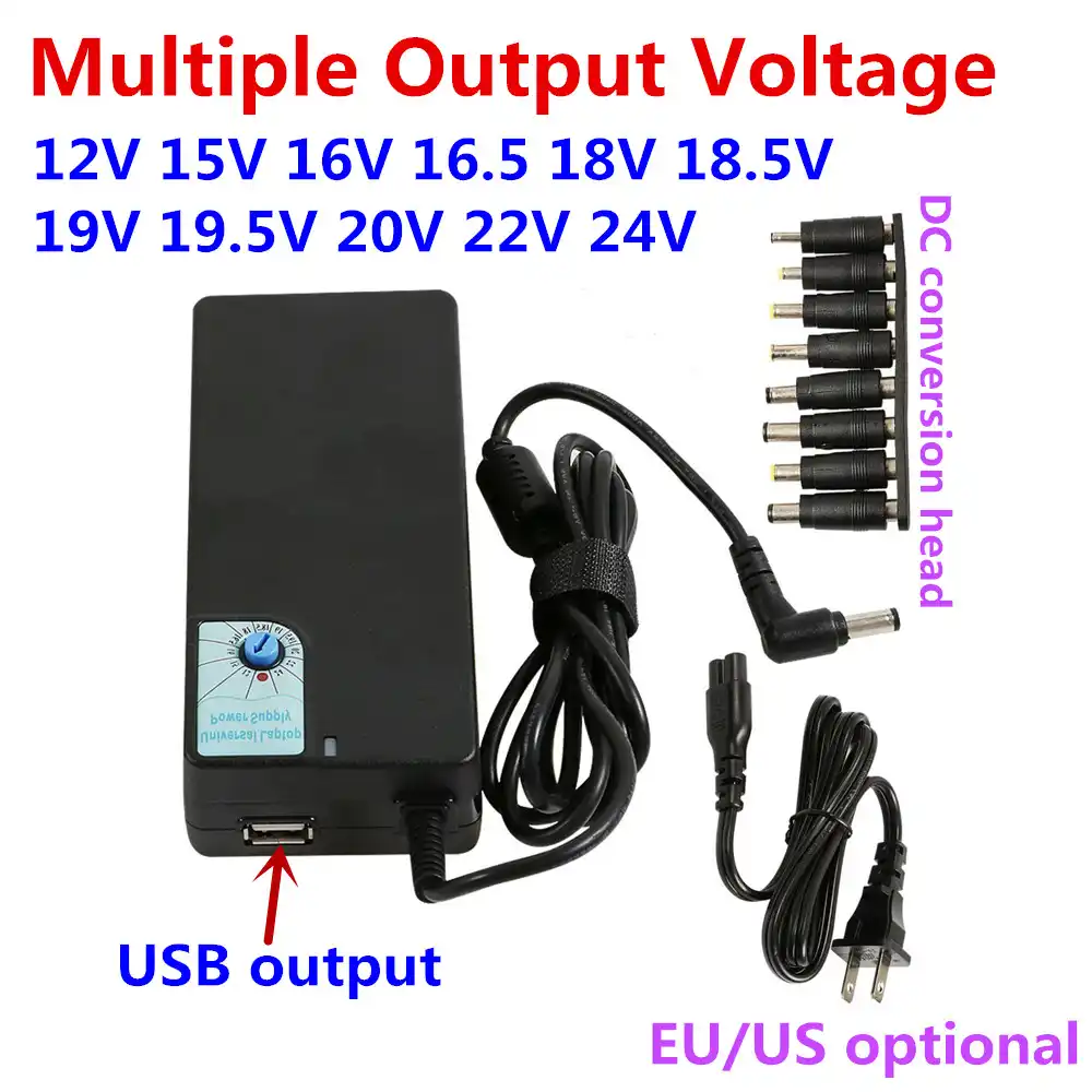 AC DC Adapter 12V 14V 15V 16V 17V 18V 18.5V 19V 19.5V 20V 21V 22V 24V