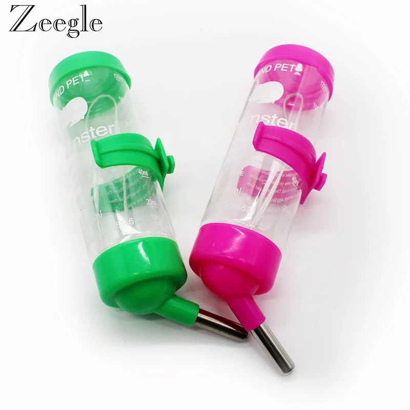 Zeegle Practical Pet Water Feeder Cat Dog Rabbit Drinker Zeegle Practical Pet Water Feeder Cat Dog Rabbit Drinker Dispenser Hang Bottle Auto Drinking Head Pipe 125ml In Feeding From Home Garden On