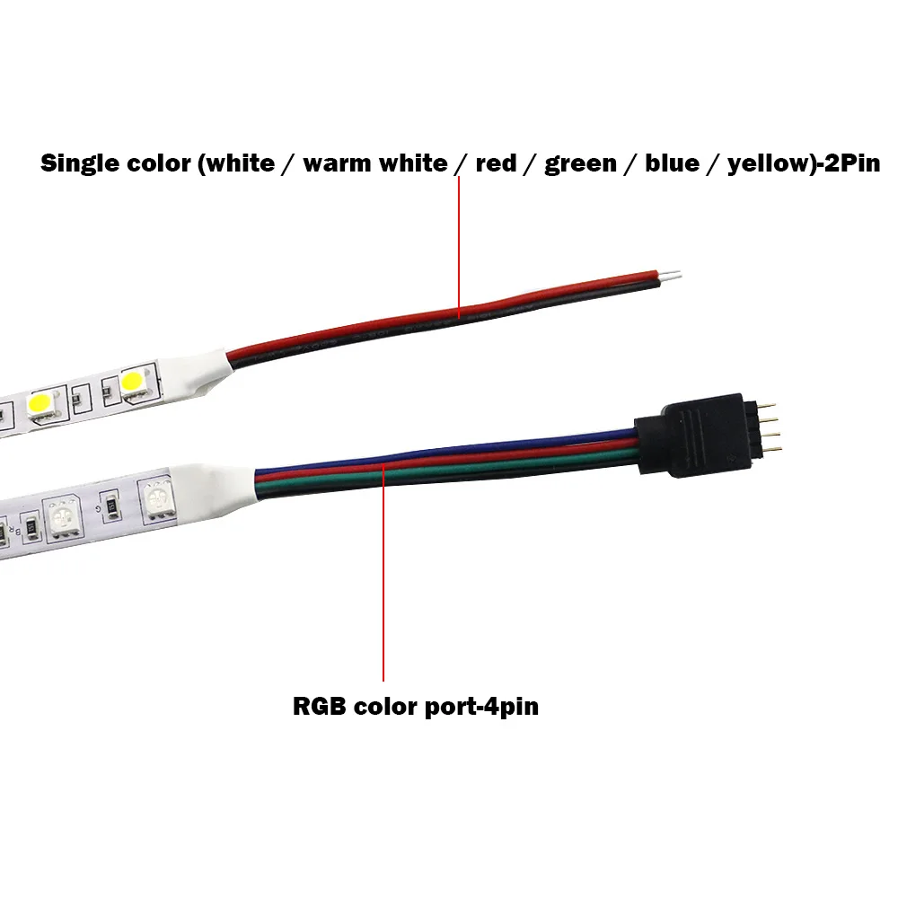 СВЕТОДИОДНАЯ лента SMD 5050 RGB Водонепроницаемые 5 м 300LED DC 12 В розовый синий красный