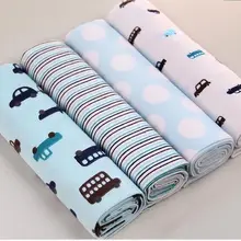 4 шт./1 упаковка,, фланелевая ткань для новорожденных, хлопок, 76*76 см