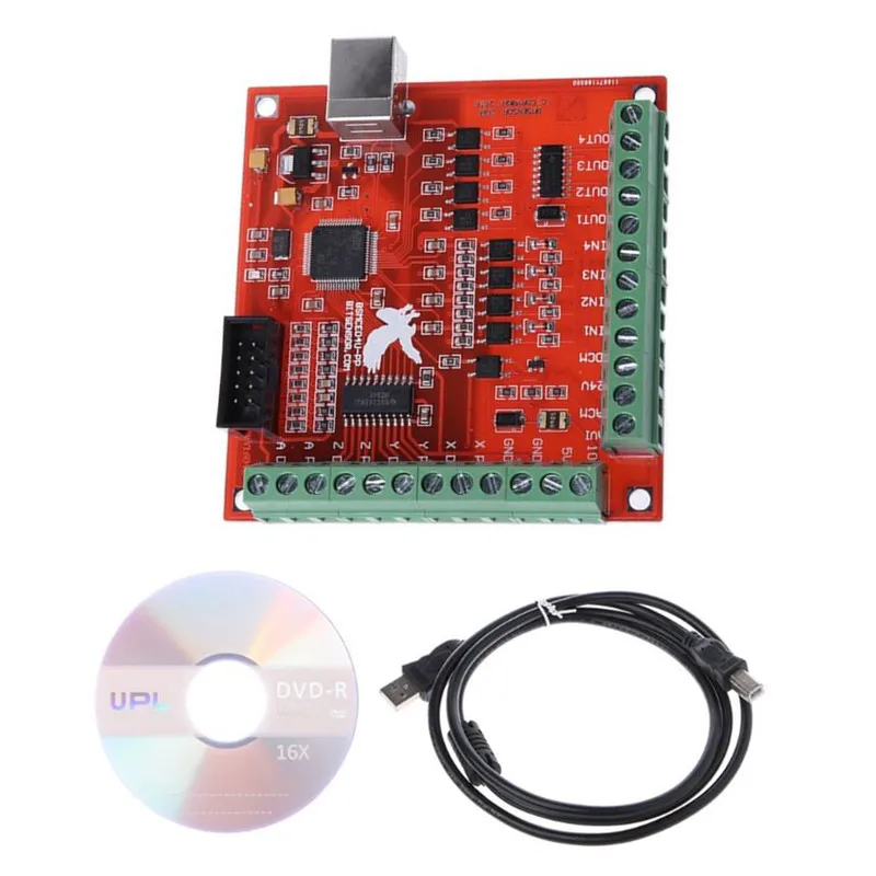 USB mach3 контроллер 100 кГц Breakout Board 4 осевой интерфейс драйвер Motion card