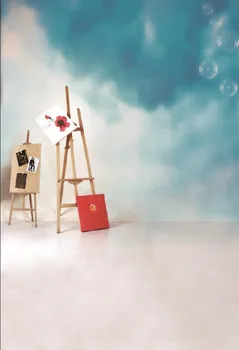 

Laeacco Dreamy Easel Drawing Board Balloon Scene Baby Photography Backgrounds Customized Photographic Backdrop For Photo Studio
