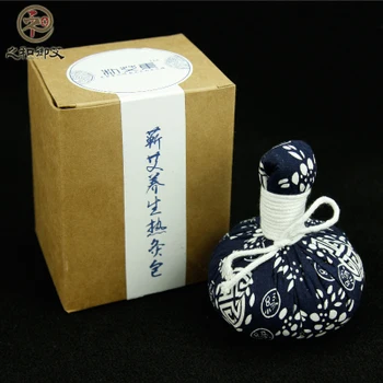 

120g moxa bag bag fomentation massage moxibustion moxa leaf grass pouch black rim