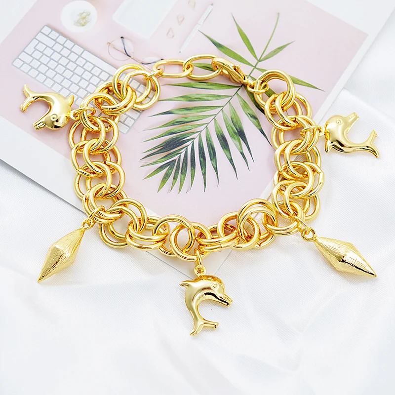 Sunny Jewelry модный браслет талисман для женщин наручные браслеты звено цепи распродажа, браслет для вечерние ювелирные изделия в виде дельфинов