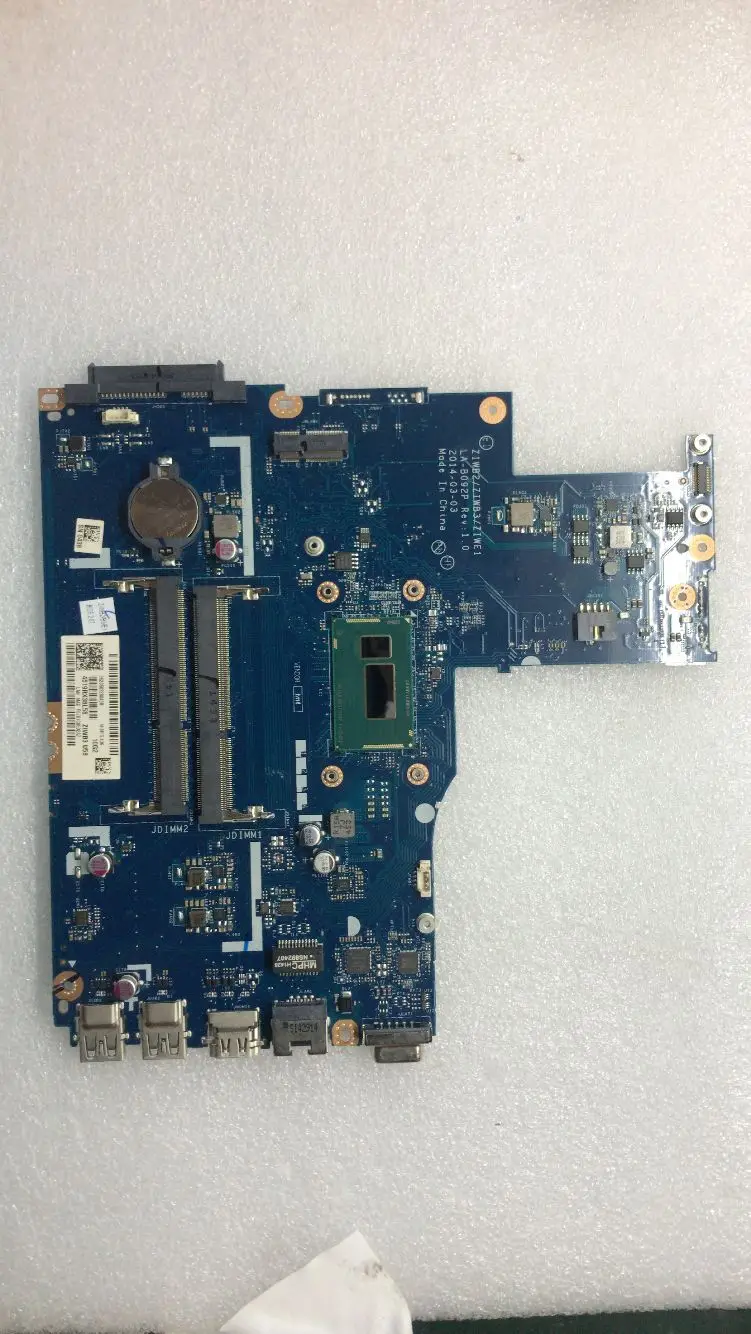 Материнская плата KTUXB ZIWB2 / ZIWB3/ZIWE1 для Lenovo LA B092P материнская ноутбука Процессор i3