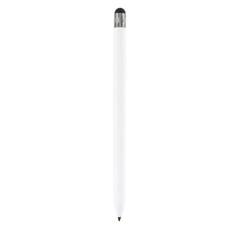 Ретро Круглый тонкий наконечник сенсорный экран ручка Емкостный Стилус Замена для iPad iPhone мобильные телефоны аксессуары для планшетов - Цвет: Белый