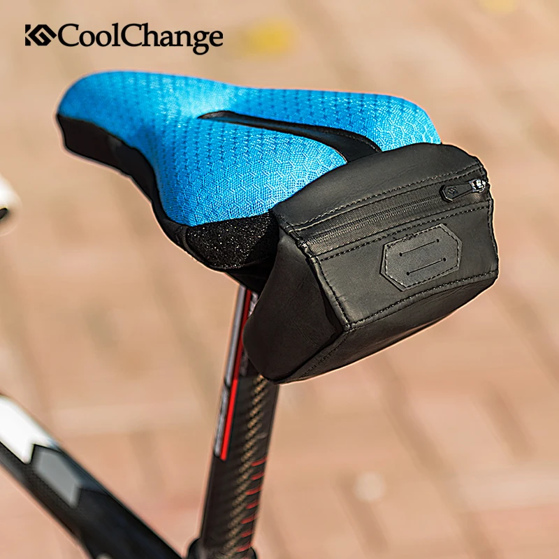 CoolChange Bike Saddle Cover Sport Nylon Anti-Slip Bicycle Seat Cushion Cycling Saddle Cover With Bike Bag Bottle Cage Men Women CoolChange Bike Saddle Cover Sport Nylon Anti-Slip Bicycle Seat Cushion Cycling Saddle Cover With Bike Bag Bottle Cage Men Women
