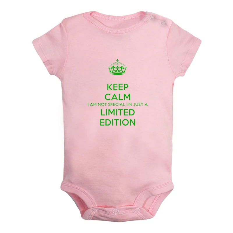 Keep calm I'm not special I'm just a limited edition, Униформа-комбинезон для новорожденных мальчиков и девочек, боди с принтом для младенцев - Цвет: JaBaby1047PD