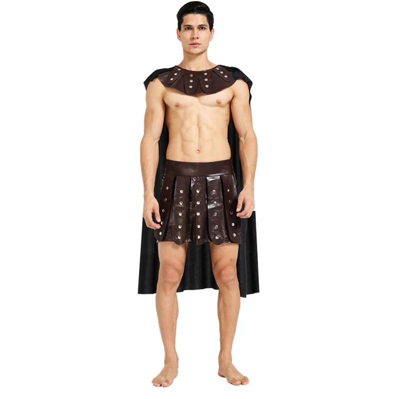 Для взрослых в римском стиле Спартанский воин Гладиатор Мужские карнавальные