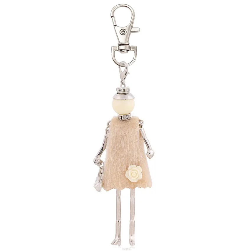 Массивная модная женская цепочка для ключей, дизайн, держатель для ключей, подвеска, подвески, ювелирный брелок для ключей Брелоки для сумки, женские аксессуары - Цвет: 001-i