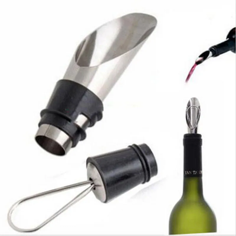 wine pourers stainless steel liquor spirit pourer bar tools barware