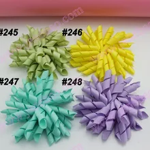 45 шт 3," коркер банты(сшитые) коркер заколки для волос модные коркер банты для волос