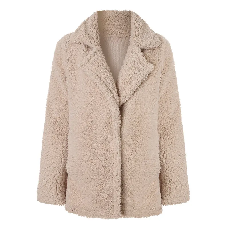 Зимний флисовый свитер шерпа Пушистый Плюшевый флисовый кардиган, большие размеры 5XL пальто женская зимняя теплая уличная одежда - Цвет: 4