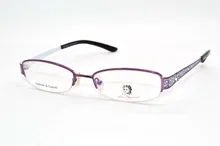 fashion purple Chinese paper-cut temple ladies glasses frame Custom Made Prescription short-sighted glasses Photochromic -1 to-8