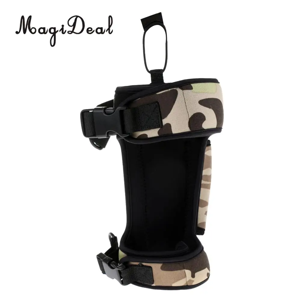 MagiDeal Adjustable Camo Neoprene Sheath Scuba Tech Dive Diving Gear Equipment