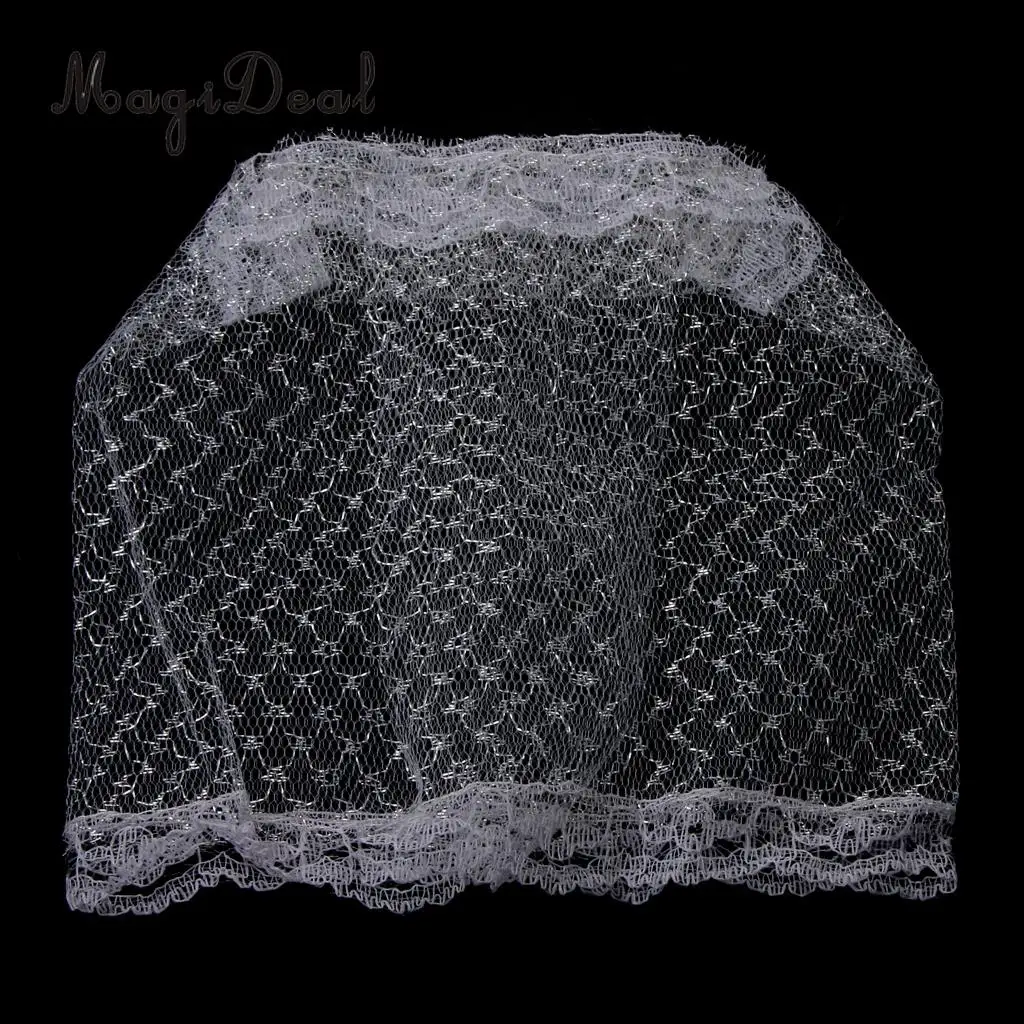 MagiDeal 1Pc Plastic Cot Bed with Bed Net Dollhouse Furniture Accs for Dolls Children Kids Pretend Play Toy