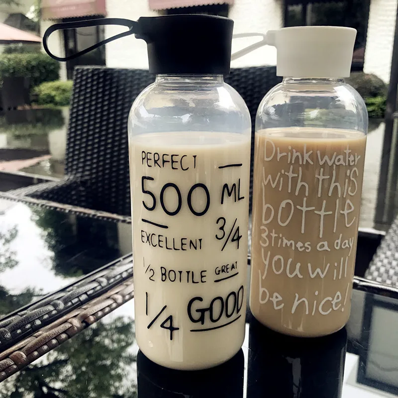Water Bottles With Cover Lip