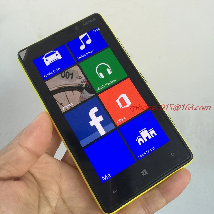 NOKIA Lumia 820 мобильный телефон Windows Phone 4," 3g Wifi 8MP разблокированный отремонтированный телефон Nokia 820