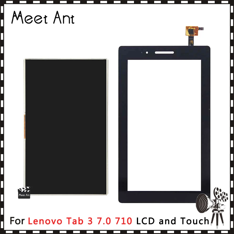 7.0'' For Lenovo Tab 3 7.0 710 Essential Tab3 TB3 710F 710L 710i Lcd Display Touch Screen Digitizer Sensor Glass Lens | Компьютеры