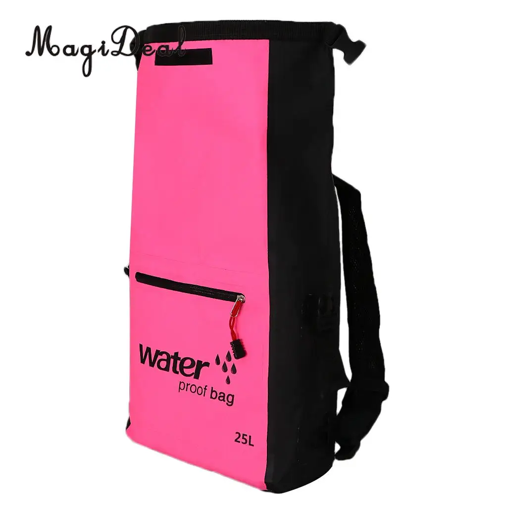 Durable 25L Waterproof Dry Backpack Rucksack Kayak Canoe Boat Surfing Bag for Fishing Flatable Boat Surfing Sailing Accessories