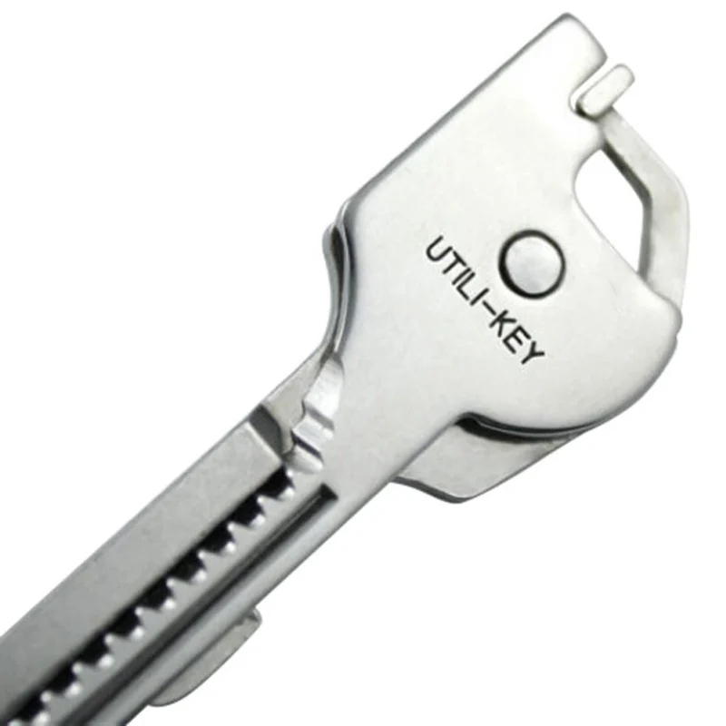 

Outdoor Multi Function 6 in 1 Keychain Keys Stainless Steel EDC Multi Tool Swiss Pocket Survival Multi-tools New