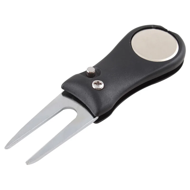 Portable Golf Ball Marker Pitch Mark Green Divot Repair Switchblade