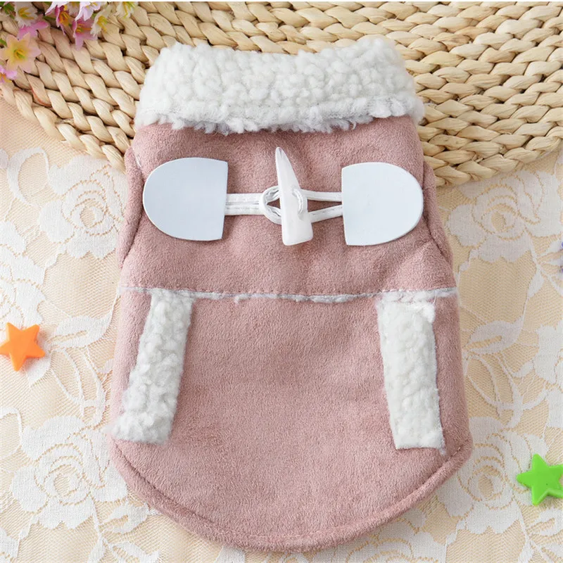 AHUAPET Одежда для собак костюмы для домашних животных курта для собак овечья собака мотоциклетная куртка щенок зимняя одежда Чихуахуа товары для домашних животных E