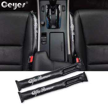 

Ceyes Car Styling Carbon Fiber Leakproof Protective Strips Seat Gap Pad Cover For ALFA ROMEO Automobiles Interior Accessories