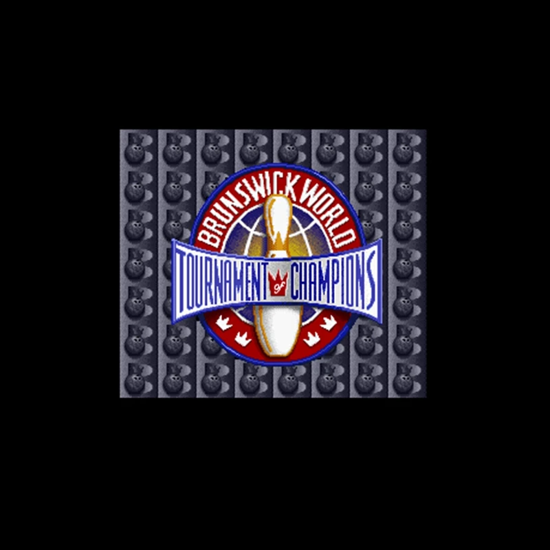 Brunswick World Tournament of Champions 16 bit Big Gray Game Card For NTSC Player Drop Shipping | Электроника