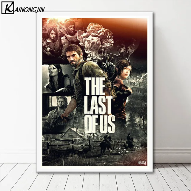 The Last Of Us horror de sobrevivência Zumbi jogo de ação Pôster de Seda 13x20 24x36/'/' J102