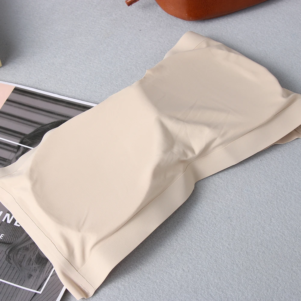 New Soft Ice Silk Women Tube Tops Black White Sexy Comfortable Breathable Casual Tops for Summer Spring Underwear Tubes Top New Soft Ice Silk Women Tube Tops Black White Sexy Comfortable Breathable Casual Tops for Summer Spring Underwear Tubes Top