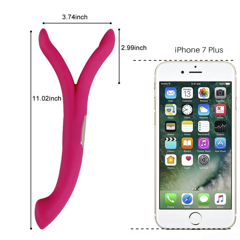 IPX5 Waterproof Rabbit Vibrator G spot Massager Multispeed Silicone Dual Motors Vibrators Sex Toys for Woman Magic Wand Massager (10)