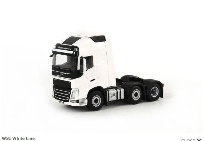 Коллекционная Игрушечная модель из сплава WSI в масштабе 1:50 VOLVO FH4 GL XL модели литых