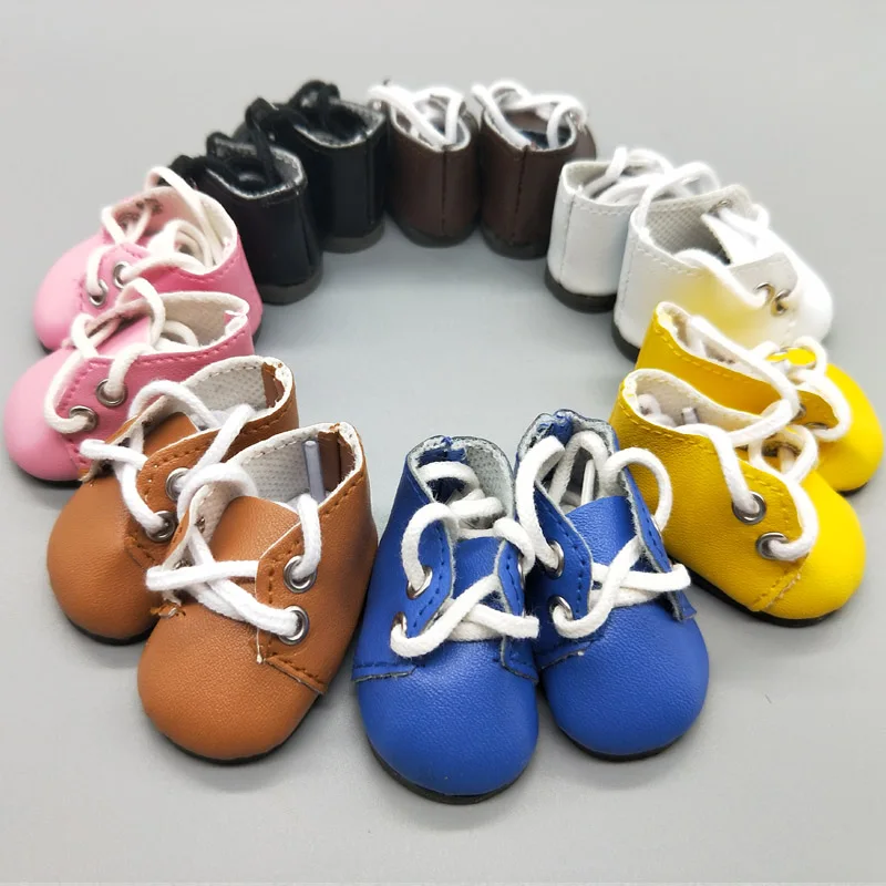 

10Pairs/Lot 5.2CM Doll Accessories Shoes For Doll 14inch