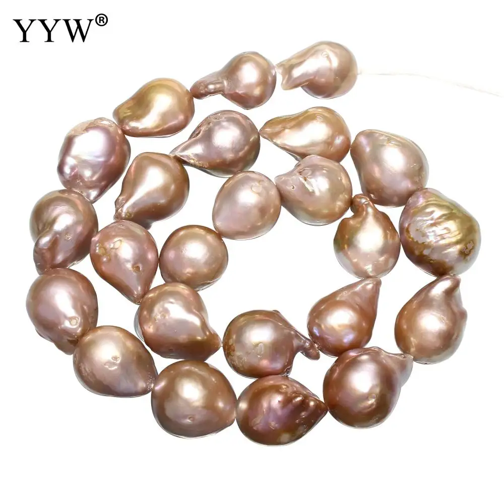 

Natural Freshwater Pearl Loose Beads purple 13-15mm Approx 0.8mm Sold Per Approx 15 Inch Strand