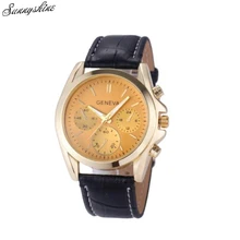 Style Ladies Enterprise Watches Crocodile Leather-based Analog Clock Quartz Unisex Wrist Watch wholesale z
