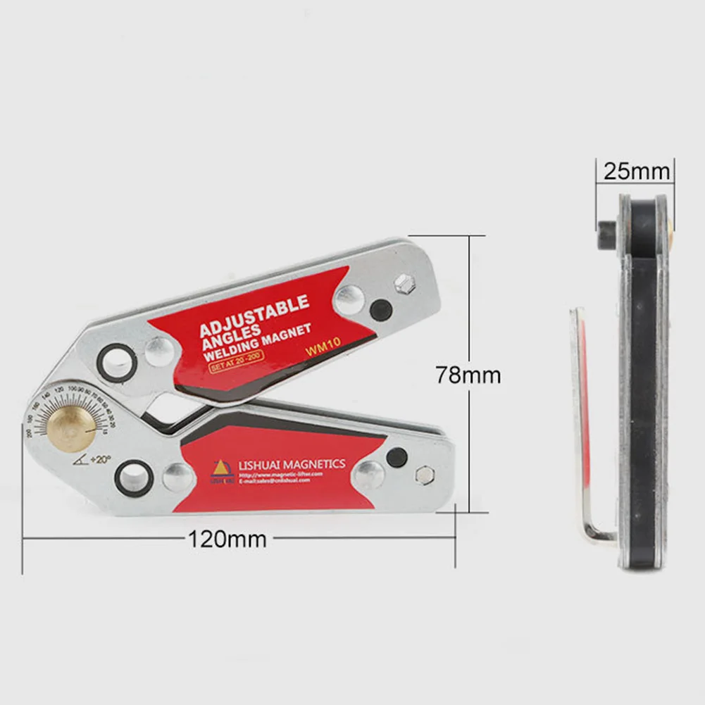 WM10 магнитный держатель аппаратный зажим сильный регулируемый угол локатор Угловые ручные инструменты для дома Запчасти приспособление Сварочный позиционер
