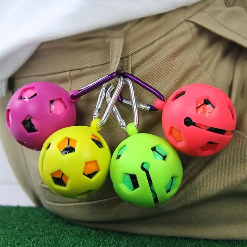 Силиконовая Гольф-втулка с отверстиями для шариков, защитная крышка, брелок для ключей, аксессуары для гольфа, учебные принадлежности для гольфа, Прямая поставка