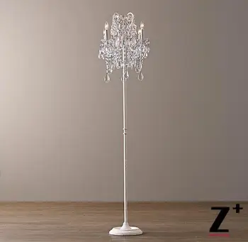 

Replica item Manor court lustre crystal 4-arm floor lamp vintage white aged pewter aged gold free shipping