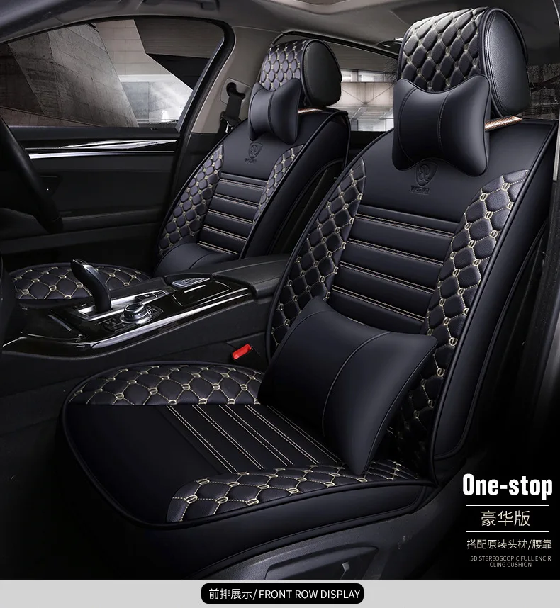 Premium Van Seat Covers Single Drivers And Double Passengers Seat Covers 1 Black Quilted Diamond Leather Rhinos-Autostyling FOR TOYOTA HI-ACE 2 